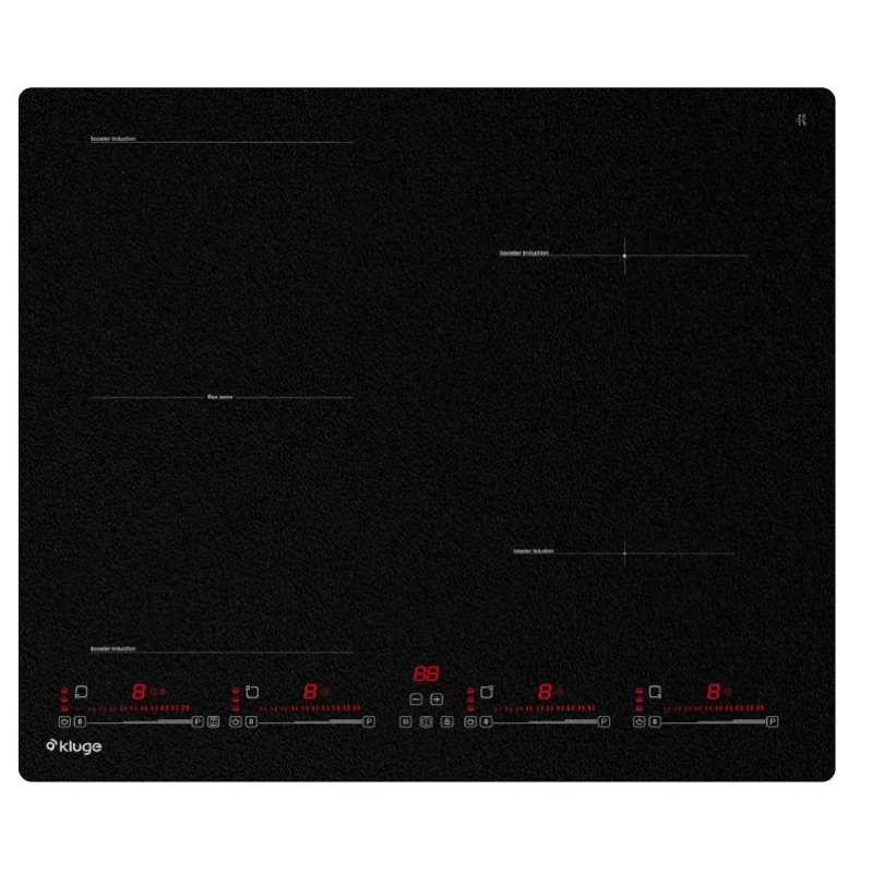 Kluge KPI6032BP indukciós főzőlap, 60cm, m.f., fekete ü.