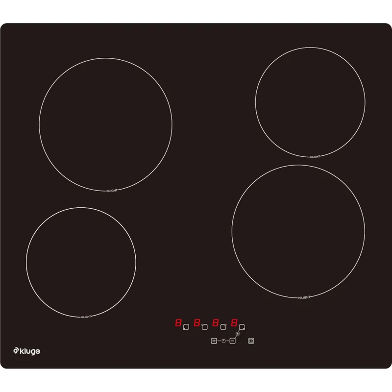 Kluge KPV6011B beépíthető kerámia főzőlap, 60cm, fekete üveg