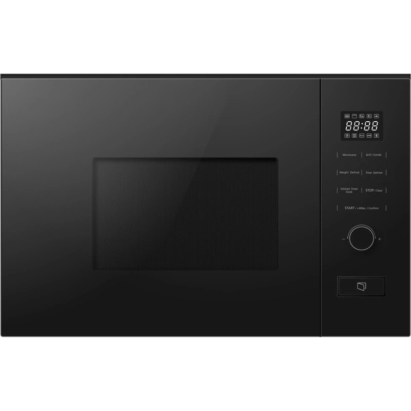 Kluge KTM2011B beépíthető mikrohullámú sütő grillel, 20L, fekete üveg