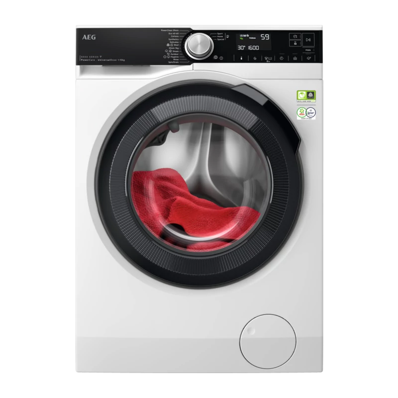 AEG LF5Z41BE AutoSense elöltöltős mosógép, Hygiene program gőzzel, A energiaosztály, 10 kg, 1400 f/p.