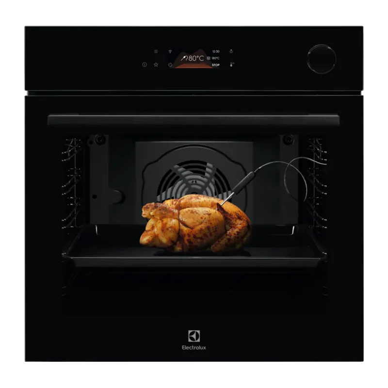 Electrolux LOC9P3XZ SteamCrisp/MealAssist beépíthető gőzsütő, maghőmérő, Wifi, pirolitikus tisztítás Electrolux LOC9P3XZ SteamCrisp/MealAssist beépíthető gőzsütő, maghőmérő, Wifi, pirolitikus tisztítás