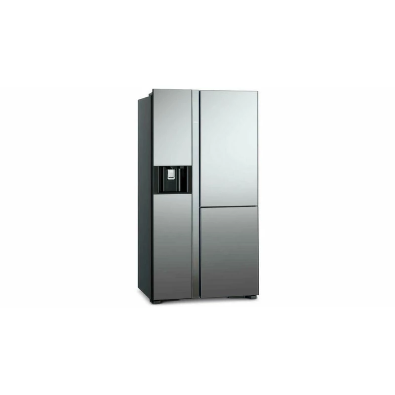 HITACHI M700VAGRU9X-2.MIR Side-by-Side hűtőszekrény, 3 ajtós, 569l, vákuumfiók, tükör üveg