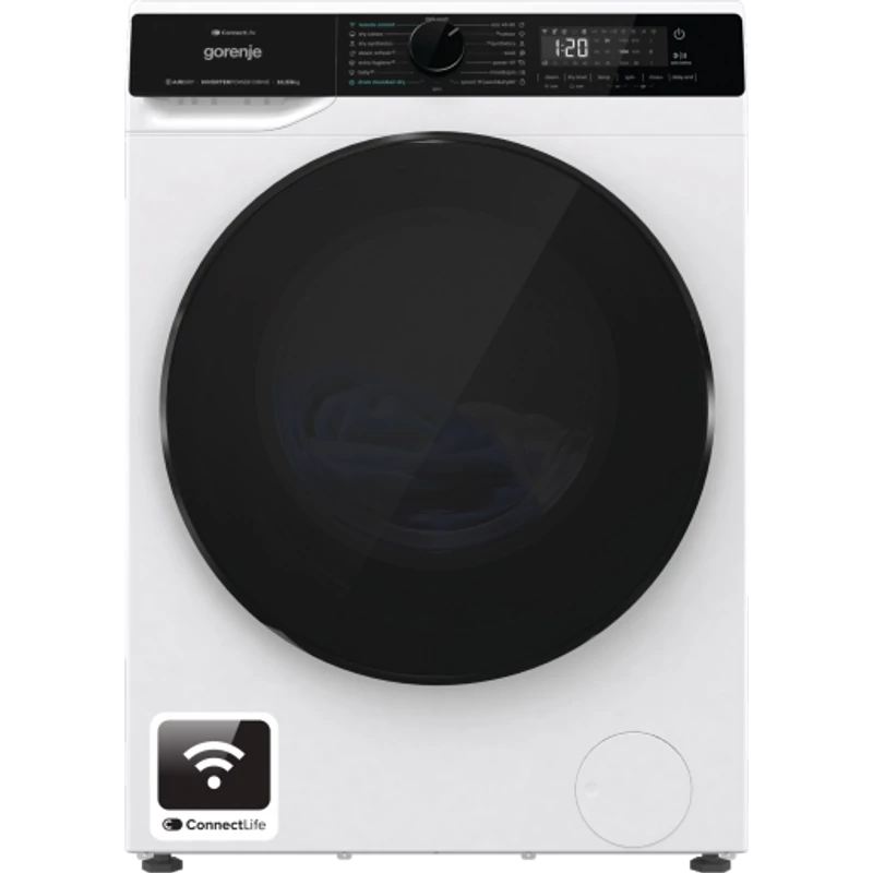 Gorenje WD2PA1X64ADW MOSÓ-SZÁRÍTÓGÉP,  10,5/ 6kg, 1400f,  WIFI + ConnectLife app. képes, INVERTERES motor, GŐZFUNKCIÓ  84,5x59,5x59cm