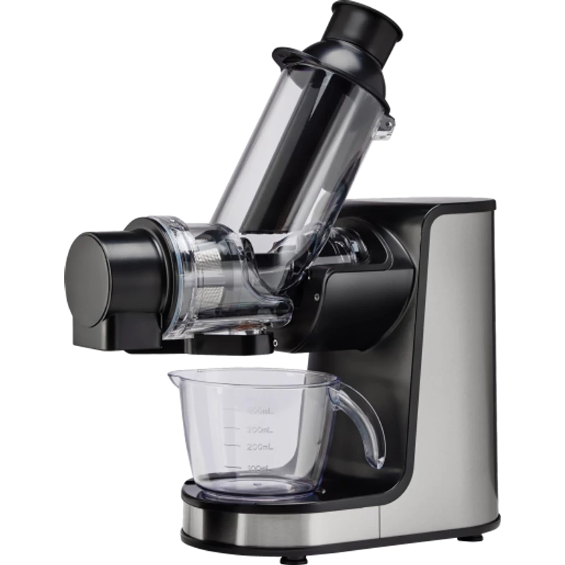 Gorenje JC200BE slow juicer, prémium gyümölcsprés, 2 db tartály, 0,4 L, rozsdamentes acél