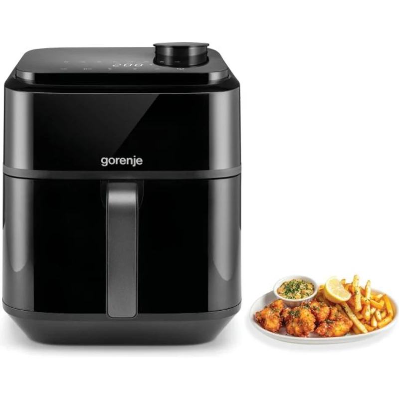 Gorenje AF18000ST Air fryer -Forró levegős sütő   800 W, tálkapacitás: 6,7 l,  gőzfunkció, 8 előre beállított program, intuitív digitális érintőpanel