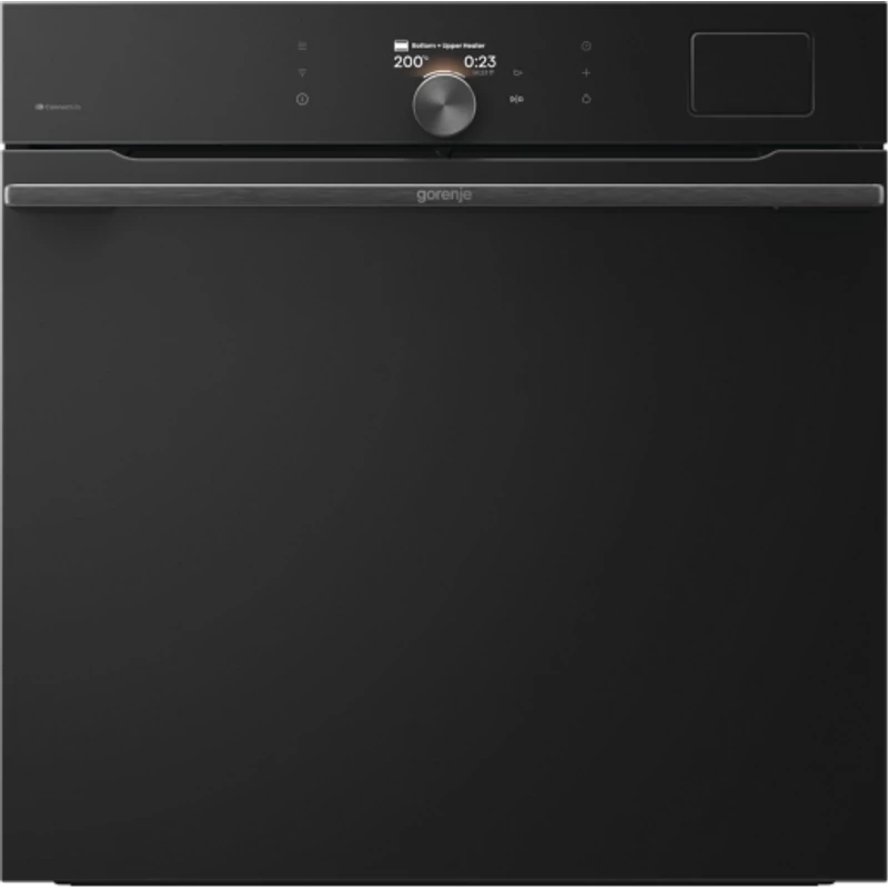 Gorenje BFS6148B Beépíthető sütő+gőzpároló kombi, Wifi, SousVide, AirFry, GentleClose-Open, teleszkópos sütősín, maghőmérő (márciustól)