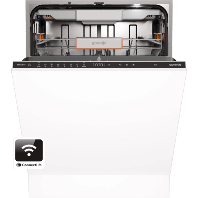Gorenje GV663A66 Teljesen beépíthető mosogatógép, 3. kosár, 16 teríték, 8 program,  padlófény, TotalDry