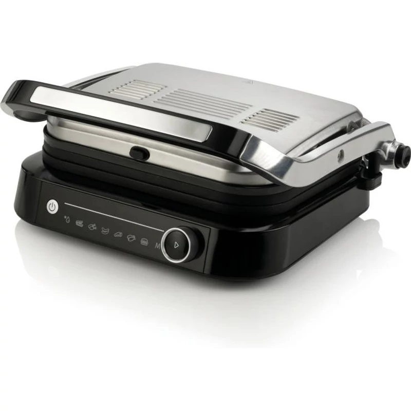 Gorenje GCG2100S Prémium kontaktgrill   2100W, Tapadásmentes Teflon bevonat, bordázott sütőfelület, állítható magasság