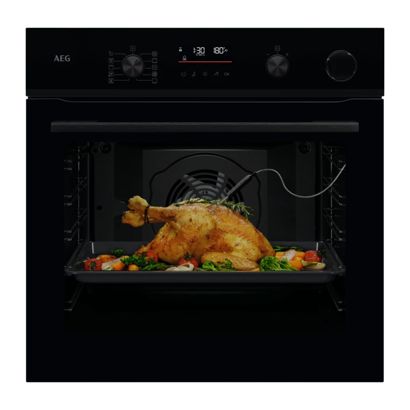 AEG TA5PB531AB  SteamBake/SurroundCook beépíthető gőzsütő, maghőmérő, Wifi, pirolitikus tisztítás