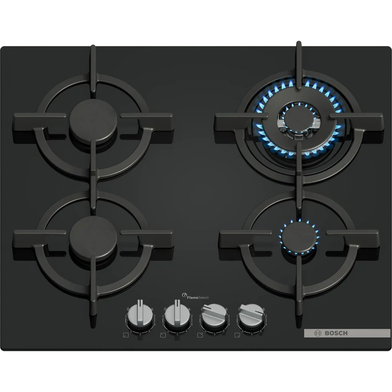 Bosch PPH6A6I10 Gázfőzőlap - fekete edzett üveglap - Serie6 - 60cm