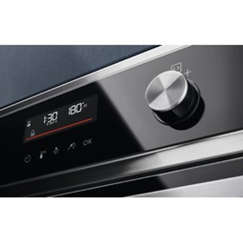 Electrolux EOD6P77WX SteamBake beépíthető sütő gőzfunkcióval, WIFI, maghőmérő, pirolitikus tisztítás, LED kijelző