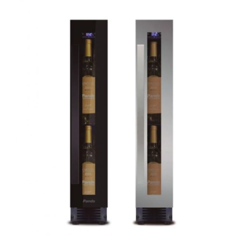 Pando PVZB 15-9CRL Borhűtő - pult alá építhető, fekete, balos, fogantyúval, 9 palack Pando PVZB 15-9CRL Borhűtő - pult alá építhető, fekete, balos, fogantyúval, 9 palack