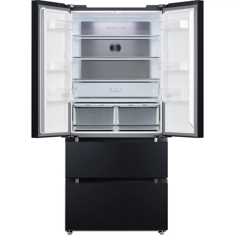 Tesla RF5200FMAE french door hűtő, total no frost, E, 341 liter + 171 liter, 40 dBA, 83cm széles, digital display, humidity controll, dark inox Tesla RF5200FMAE french door hűtő, total no frost, E, 341 liter + 171 liter, 40 dBA, 83cm széles, digital display, humidity controll, dark inox