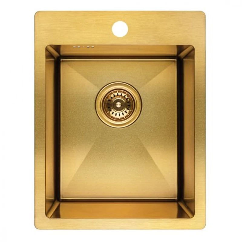 Operis MARMARA Egymedencés inox mosogató, Szín: arany, 40-s szekrénybe, SAM_G10A Operis MARMARA Egymedencés inox mosogató, Szín: arany, 40-s szekrénybe, SAM_G10A