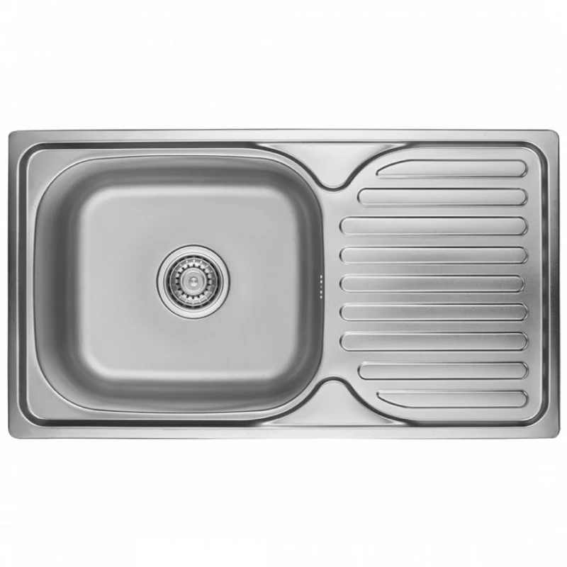 Operis ORION Egymedence csepptálcás mosogató, Szín: Natúr inox