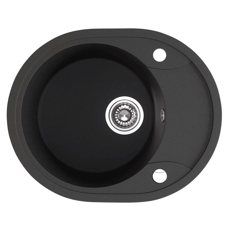 DAFNE egykör minicsept. mosogató, fekete