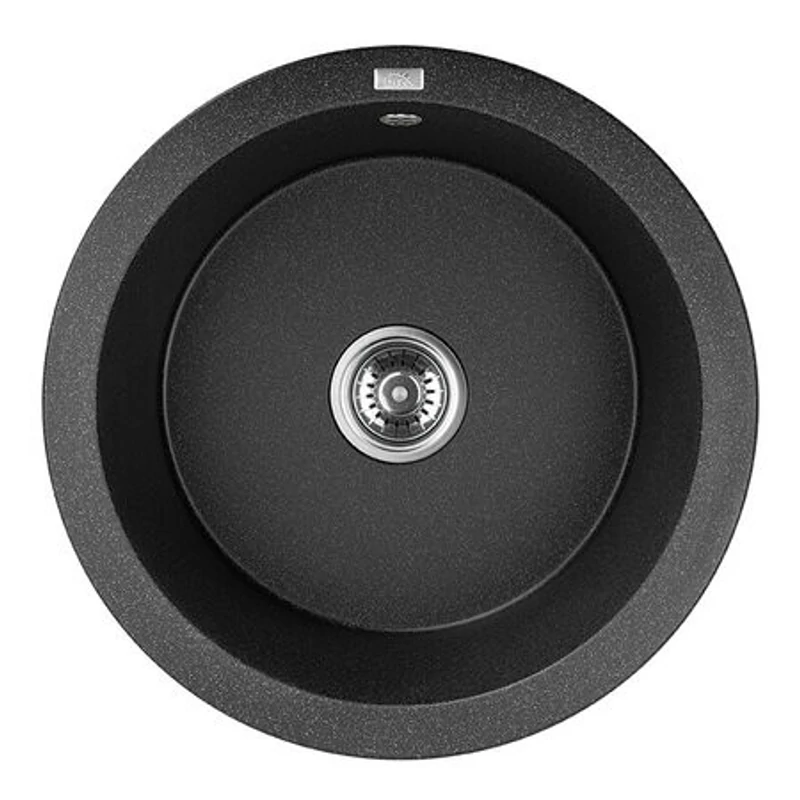 DAFNE egykör mosogató, fekete