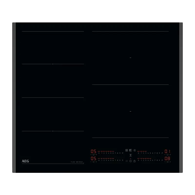 AEG TI64IG00FB Beépíthető indukciós főzőlap, FlexiBridge, Hob2Hood, 60 cm AEG TI64IG00FB Beépíthető indukciós főzőlap, FlexiBridge, Hob2Hood, 60 cm