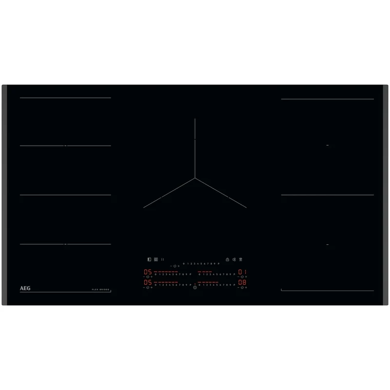 AEG TK95II08FB Beépíthető indukciós főzőlap, FlexiBridge, Hob2Hood, 90 cm AEG TK95II08FB Beépíthető indukciós főzőlap, FlexiBridge, Hob2Hood, 90 cm