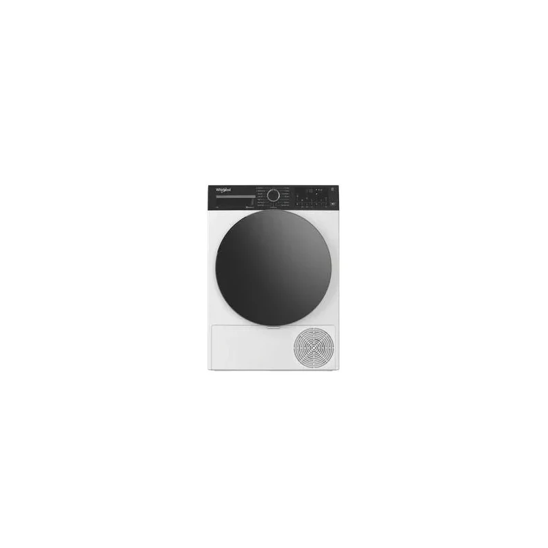 WHIRLPOOL WPA9XWBSEE Hőszivattyús szárítógép Inverter motorral, IronTouch gőztechnológiával és HomeWhiz távoli eléréssel, "A" , 9kg , nagy digitális kijelző,  6. Érzék PrecisionDry funkció.  DobvilágításSteam Refresh gőzfrissítés