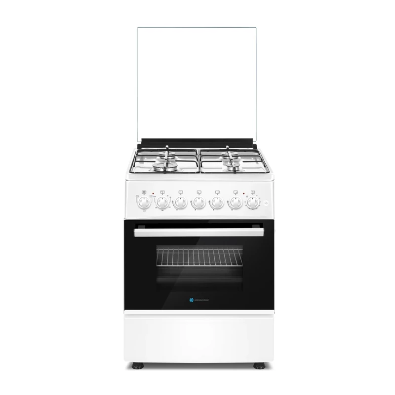 NOVACOOK F6B40EF W 57x58cm gáz elektromos kombi tűzhely fehér
