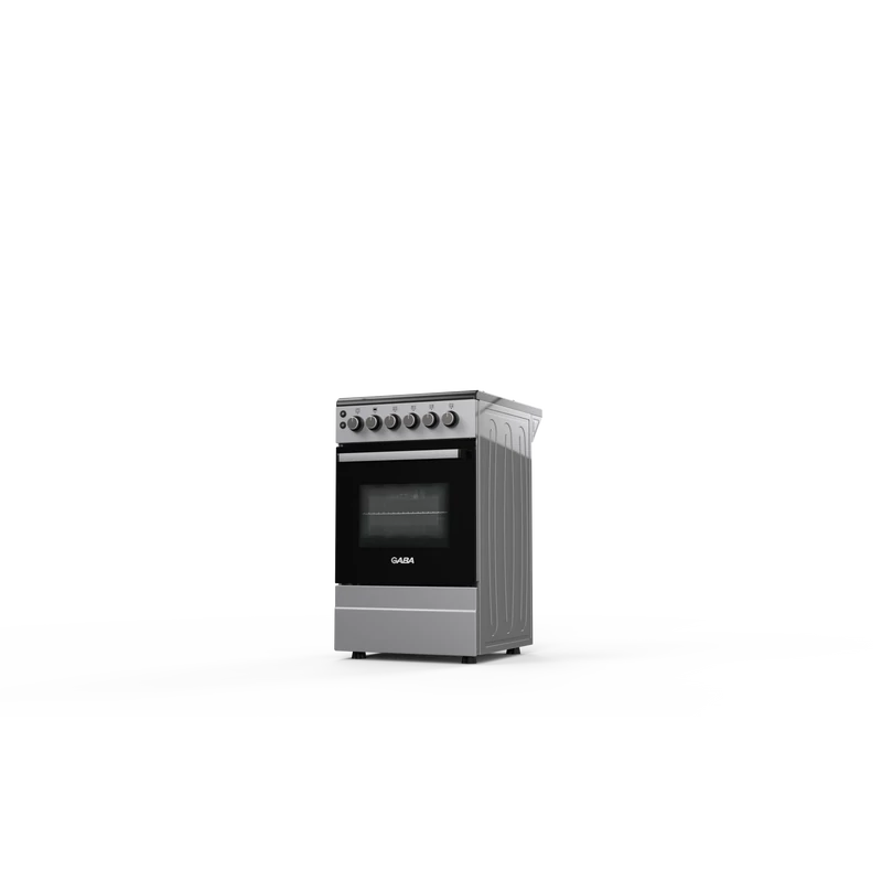 Gaba GOS-G5060GB Gáztűzhely 50cm széles Fekete/ezüst szín