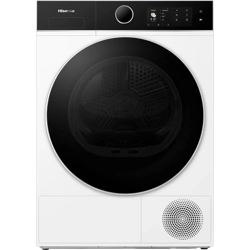 Hisense DH5I104BWCB Hőszivattyús szárítógép, 10 Kg, "C", Színes TFT kijelző