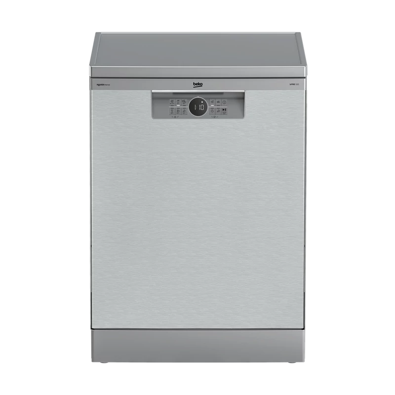 Beko BDFN26540XP Szabadonálló mosogatógép, 15 teríték, 3. kosár, acélszürke, 41dB(A), C, SelfDry, Quick&Shine program