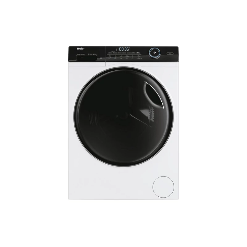 Haier HW80-B14959EU1-S Előltöltős mosógép, szabadon álló, 8 Kg, 1400 ford./perc, Motor Direct Motion, energiaosztály A, fehér,