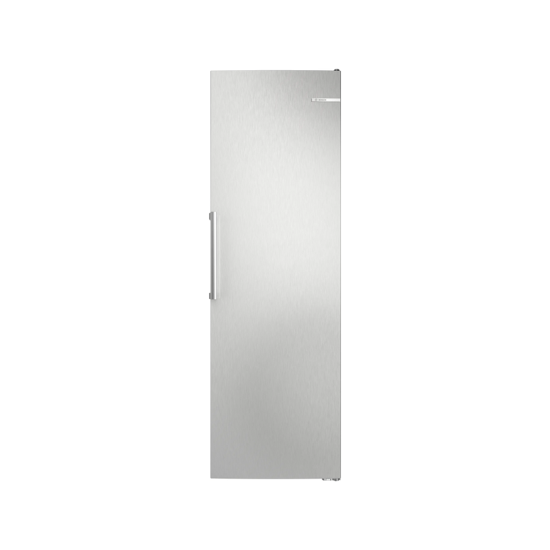 BOSCH GSN36VLDG Fagyasztószekrény ,  Serie4 ,  Home Connect ,  Total NoFrost ,  334l ,  186x60x65cm ,  Szálcsiszolt acél színű ,  D ,  Flex belső tér ,  FlexDoor ajtó
