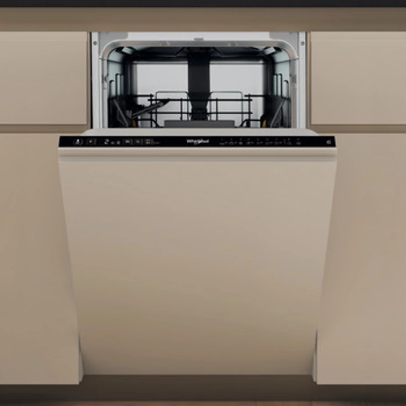 Whirlpool WH2IC10BS7LA0 Teljesen integrálható keskeny mosogatógép, "C" , 10 teríték, 8,7 l ,  6. Érzék,  41 dBA