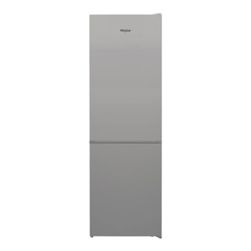 Whirlpool WHKS1361S4E Alulfagyasztós DirectCool hűtőszekrény, E, 223+120 L, ezüst, belső  LED kijelzővel, frissentartó rekesz,  38dB, 185,2x59,5x67,0cm