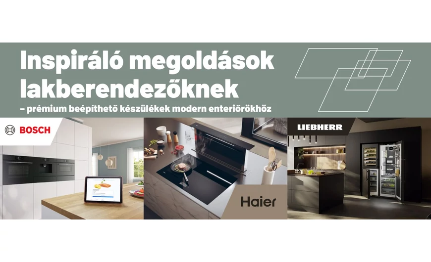 Inspiráló megoldások lakberendezőknek – prémium beépíthető készülékek modern enteriőrökhöz
