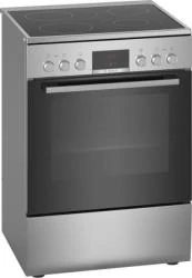 Bosch HKR39C250 szabadonálló Kerámialapos tűzhely - Serie4 - 60cm - üvegkerámia főzőlap 2 bővíthető főzőzónával - 66l sütőtér  - 7 funkciós