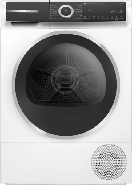 Bosch WQH245B6BY Hőszivattyús kondenzációs szárítógép - Serie6 - Home Connect - 9kg -  Fekete ajtó - SelfCleaning öntisztító kondenzátor - Döntött Prémium TouchControl kijelző - SmartDry - AutoDry