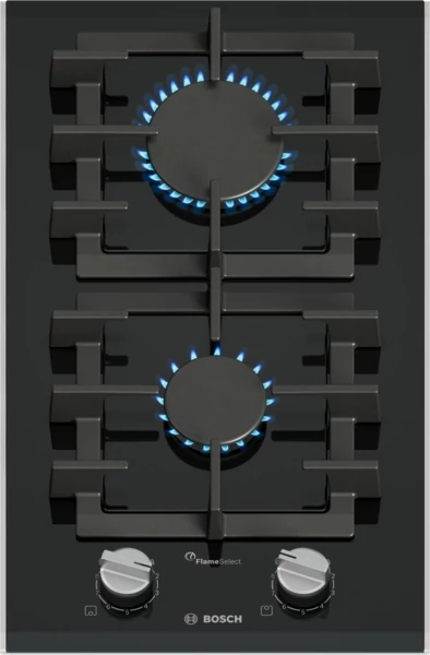 Bosch PRB3A6I40 Domino gázfőzőlap - üvegkerámia - Serie8 - 30cm - 2 gázégő  - FlameSelect