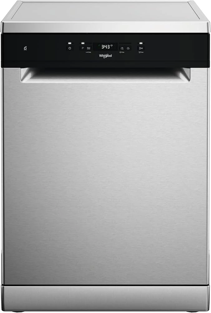 WHIRLPOOL WH2FFC14BN6X Mosogatógép, C , 14 teríték, inox készülékszín, 9 program, 8,9 l vízfogyasztás, digitális kijelző, NaturalDry  44 dBA