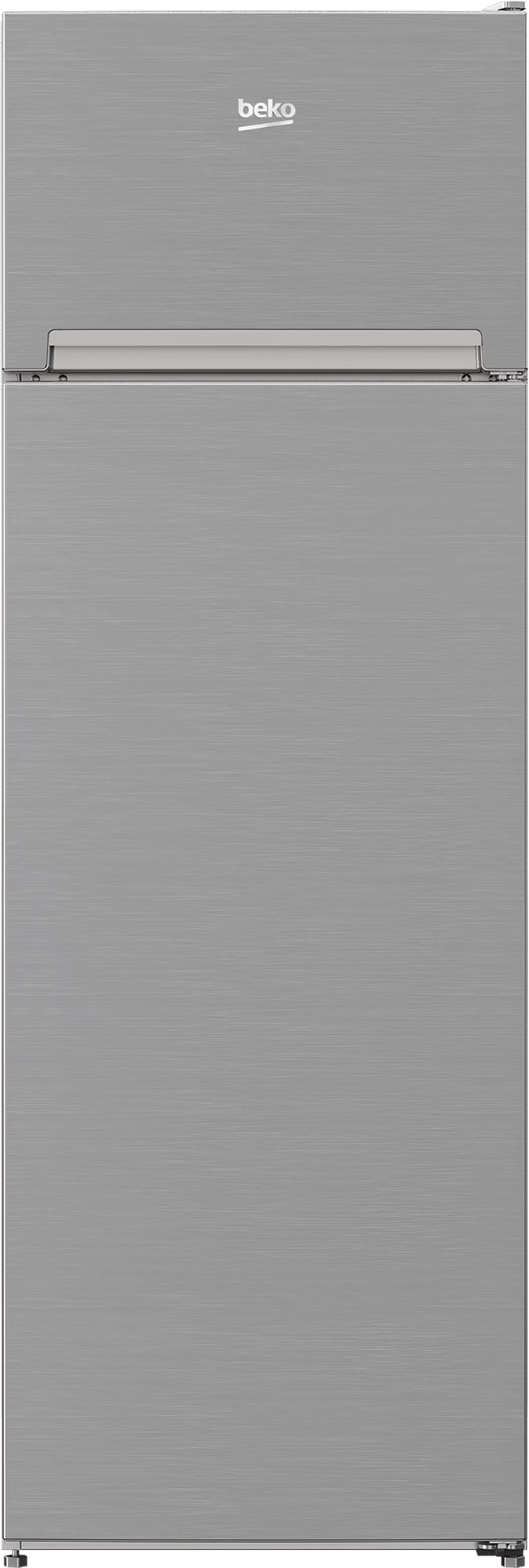 Beko RDSA280K40SN szabadonálló felülfagyasztós kombinált hűtő, 161 cm magas, csak 54 cm széles, inox