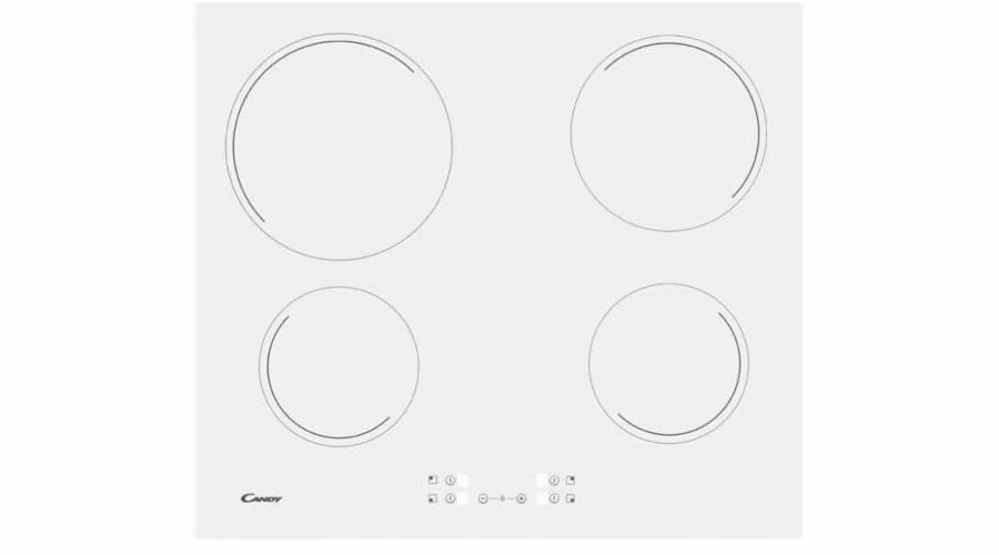 Candy CH 64 CCW Kerámia Főzőlap 60cm FEHÉR