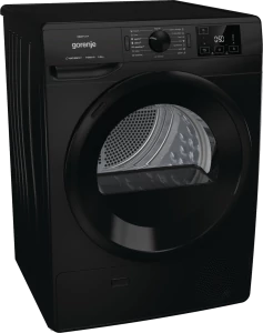 Gorenje DNE82/BGN hőszivattyús szárítógép, 8 kg, fekete szín