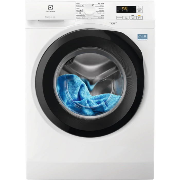 Electrolux EW2F527BE  TimeCare elöltöltős mosógép, Antiallergén program gőzzel, 7 kg, 1200 f/p., ökoinverter motor