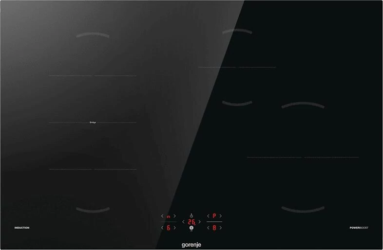 Gorenje GI821FM beépíthető 80 cm széles indukciós főzőlap, 4 zóna, touch controll vezérlés, BridgeZone, edényfelismerés