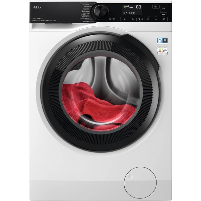 AEG LF5Z49BE AutoSense elöltöltős mosógép, Hygiene program gőzzel, A energiaosztály, 9 kg, 1400 f/p.