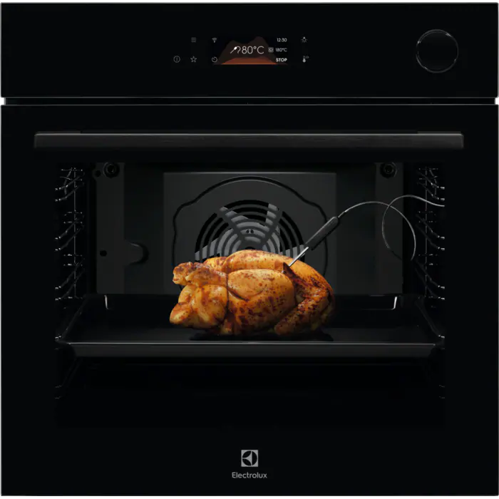 Electrolux LOC8H39WZ SteamCrisp beépíthető gőzsütő, maghőmérő, Wifi, aqua clean tisztítás