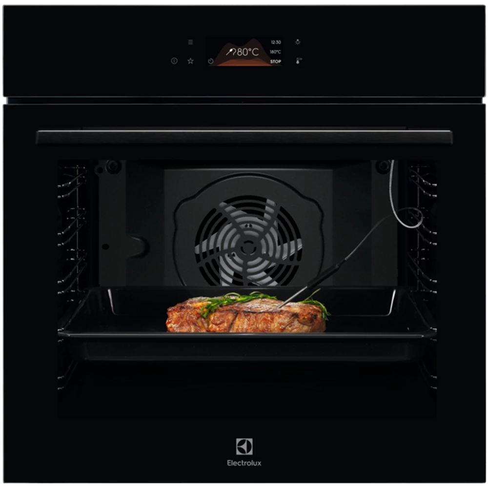 Electrolux LOE8H39Z AssistedCooking beépíthető sütő, maghőmérő, aqua clean tisztítás
