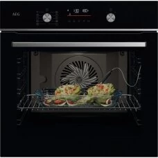 AEG OA5CB531AB SteamBake/SurroundCook beépíthető gőzsütő, maghőmérő, Wifi, öntisztító hátfal + aqua clean tisztítás