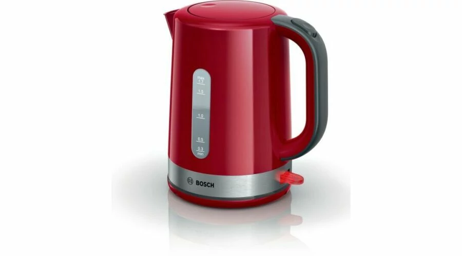 BOSCH TWK6A514  Vízforraló, 2200W , 1,7 L, Piros