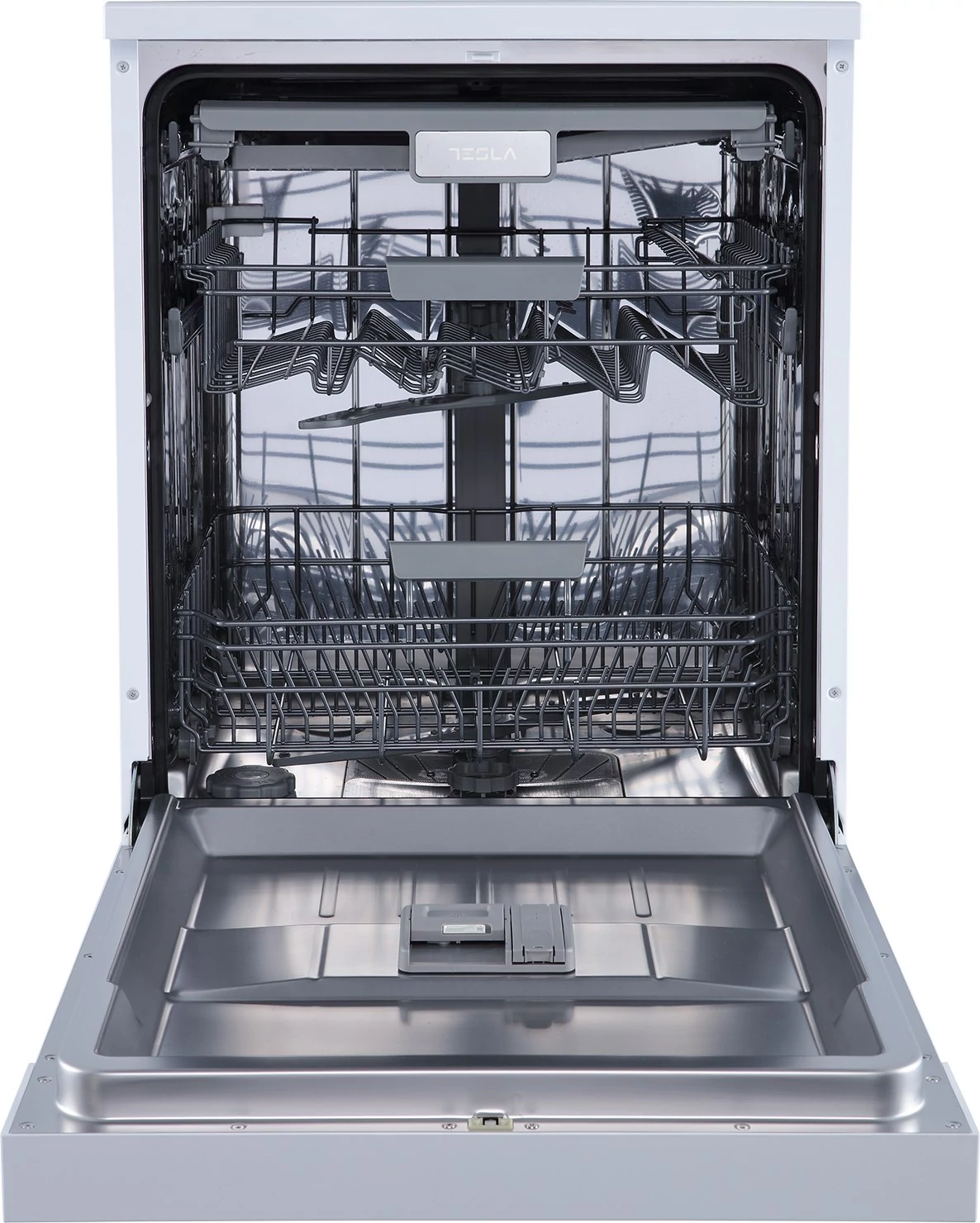 Tesla WD690MW mosogatógép, 60 cm, 14 teríték, 7 program, 47 dbA,  3. evőeszköztartó felső kosár, fehér, 5 ÉV GARANCIA!