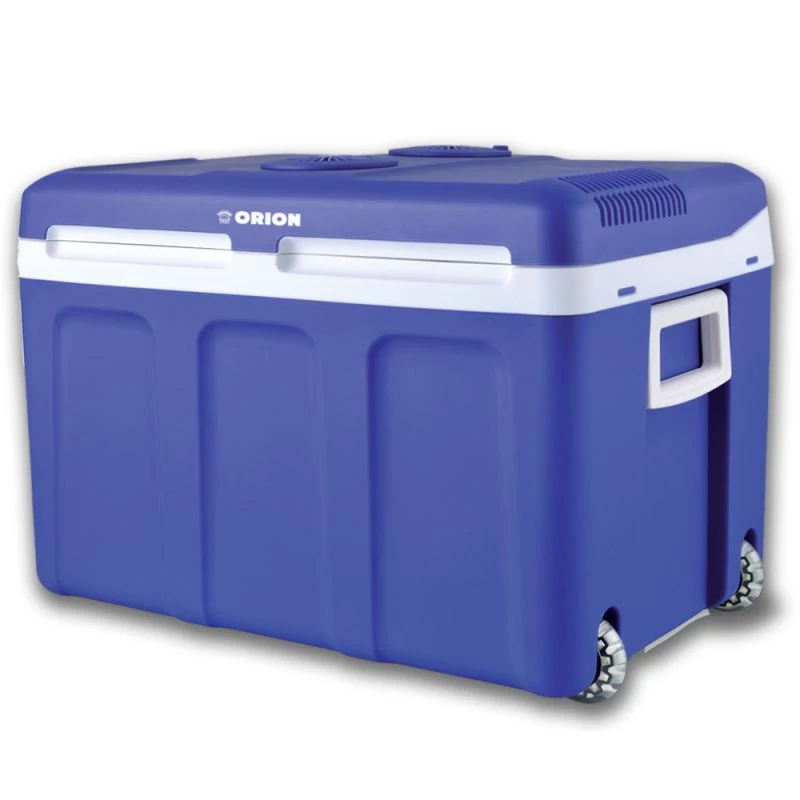 Orion EC-45 autós hűtő - fűtő táska, 40 liter, kettős áramforrás, AC220V/DC12V, fogantyú , kerekek