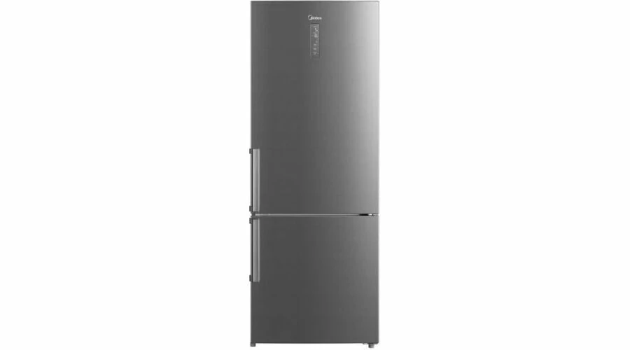 Midea MDRB593FGE02 kombinált hűtő, NoFrost, inox, 70 cm széles, 435 liter 5 ÉV GYÁRI GARANCIÁVAL!